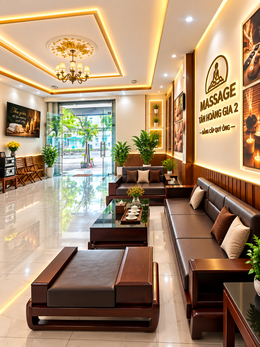 Không gian Massage Tân Hoàng Gia tại Quy Nhơn